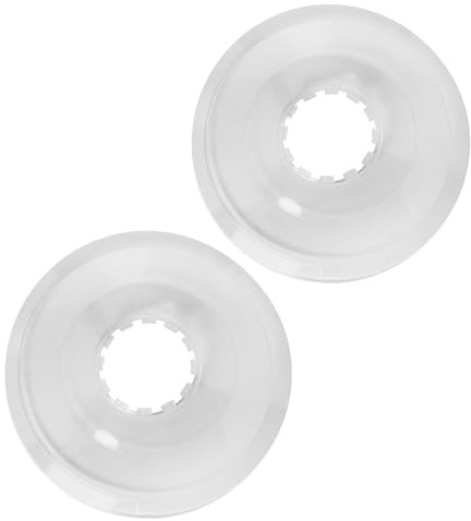 BIUDECO 2 Stück Schwungradschutz aus Kunststoff 164mm Transparent Verschleißfeste Speichenschutzabdeckung für Mountainbike Hinterradnabe Staub und Schmutzabweisend Stabiles Fahrrad