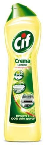Cif crema limone Lot de 3 détergents en crème 500 ml