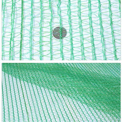 MTYLX Outdoor Shelter Sun Shade Cloth， Shade Cloth Green Dust Net, Landscaping Net, Construction Site Cover Net Debris Scaffold Netting for Plant Flower,Green,1X100M