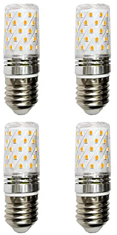 LIENNGKE 4 Pack E26 LED Light Bulbs Dimmable 60W Halogen Equivalent Edison Warm White 3000K 6W 600Lm AC 110V 120V 130V Medium Screw Base T10 Corn Bulb