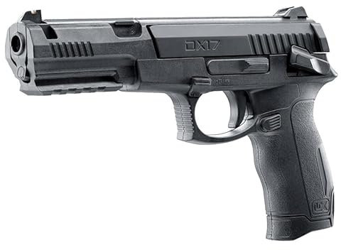 Umarex DX-17 Muelle (4,5mm) | Pistola de Aire comprimido Dual (balines de Acero y Plomo). Arma de Muelle (No Necesita co2). Calibre 4,5mm