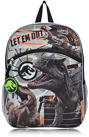 Jurassic World Zaino Bambino Dinosauro Zaino | Zaini per bambini elementari e asili per la scuola, Mondo Giurassico, Taglia unica, Zaino Scuola