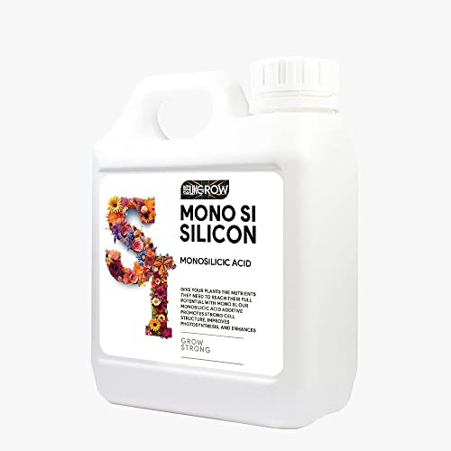 UK GROW - 1L Silicon - The Ultimate Silicon Solution for UK Gardens! - Maximize Plant Growth and Yield (1Ltr, Silicon)