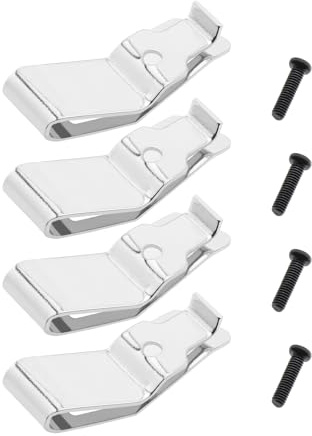 LT Easiyl 4 ganchos de clip para cinturón 42-70-0495 para llave de impacto compatible con Milwaukee 2555-20 2551-20 2552-20 2553-20 2554-20 M12 Fuel Stubby llave de impacto de 3/8 pulgadas