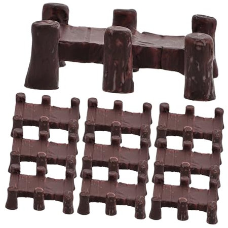 Vaguelly 10stücke Teiliges Miniatur Brücke Für Bonsai-Dekoration Mikrolandschaft Für Garten Und Kreative Und Verspielte Gartendekoration