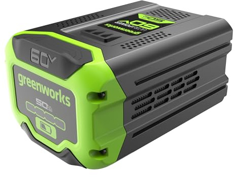 Greenworks 60V 5.0AH Ultra Power Battery | Provides Fade-Free Power for Maximum Performance | Compatible with 75 Tools