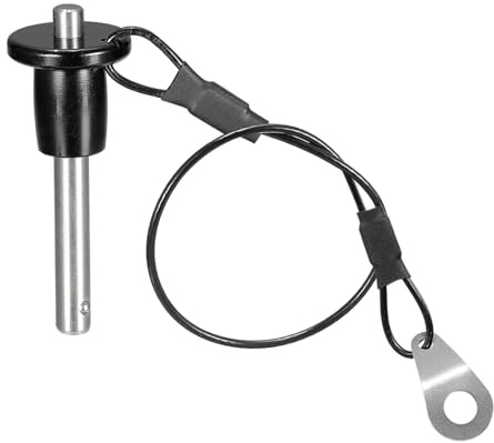 Kugelsperrbolzen aus Edelstahl mit Draht, Bühnen-Audio-Verriegelung, Druckknopf-Schnellverschlussbolzen für den Maschinenbau(Φ12*41)