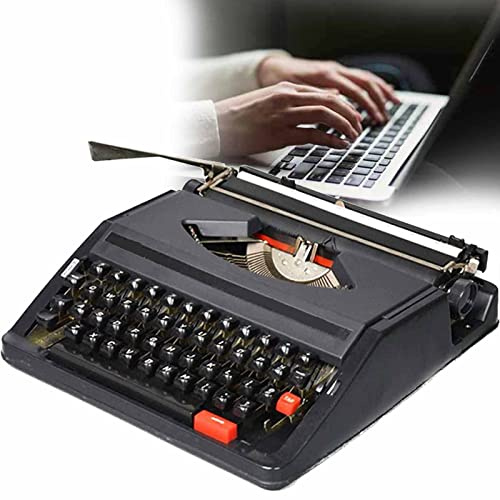 GLJDMBD Máquina de Escribir Vintage para el Flujo nostálgico, máquina de Escribir Manual a la Antigua Retro máquina de Escribir portátil Tradicional