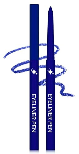 Dunkelblau Glitzer Eyeliner Wasserfest, Super Soft Smooth Textur Kajalstift