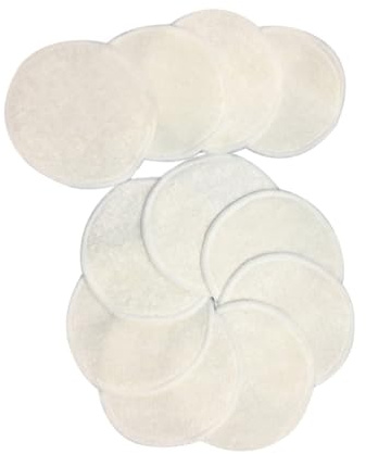 Healvian 10stücke Schichtige Bambusfasern Make-up Entferner Pad Wiederverwendbare Make-up Entferner Reinigungspads Für Gesicht Und Augen