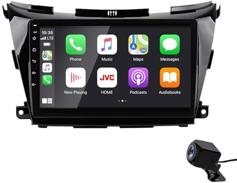 Autoradio Android 12 per Nissan Murano 2014-2020, lettore multimediale di navigazione GPS con touchscreen HD da 9 pollici, ricevitore MP5, impianto stereo con Bluetooth e WiFi