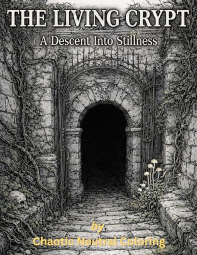 The Living Crypt: Gothic Coloring book