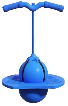 Pelota de rebote para niños - Juguete de salto con bomba y mango | Pelota de rebote para niños para niños, niñas y adultos | Juguete de ejercicios de salto en equilibrio para juegos