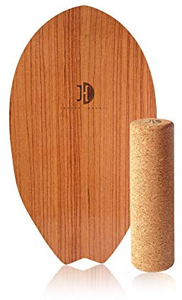 JUCKER HAWAII Balanceboard Sets inkl. Korkrolle BIG WAVE 14 cm - Große Standfläche für mehr Balance - außergewöhnliche hawaiianische Designs- Balance Boards für Anfänger bis Profis.