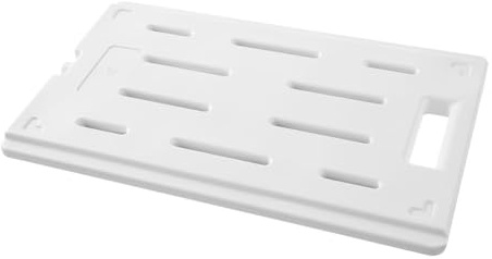 HENDI Kühlelement, für Thermoboxen, Kühlboxen, Kühltasche, kühlt bis -15°C, Gefrierelement, Kühlakku, GN1/1, 530x325x(H) 30mm, HDPE, Wasser, Ammoniumchlorid, weiß
