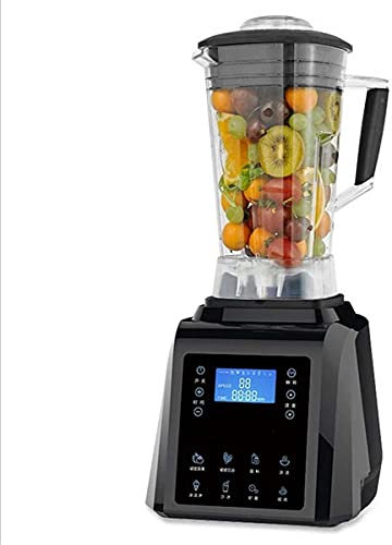 HIZQ Licuadora Prensado En Frio, Pantalla Táctil Digital Automática 3HP BPA Free 2L Licuadora Profesional Exprimidor Procesador De Alimentos De Alta Potencia Batido De Frutas Verdes