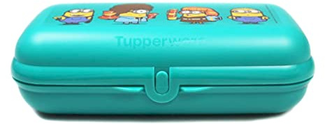 Tupperware to Go Maxi-Twin türkis Minions Brotdose Box Lunchbox Behälter Maxitwin