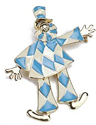 ARFUKA Brosche Clown Brosche Pins Anstecknadel für Kleidung Taschen Jacken, Geburtstag Weihnachtsgeschenke für Männer und Frauen