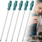 Aicharynic Lot de 5 tournevis magnétiques extra longs Torx professionnels T15, T20, T25, T27, T30, tête étoile