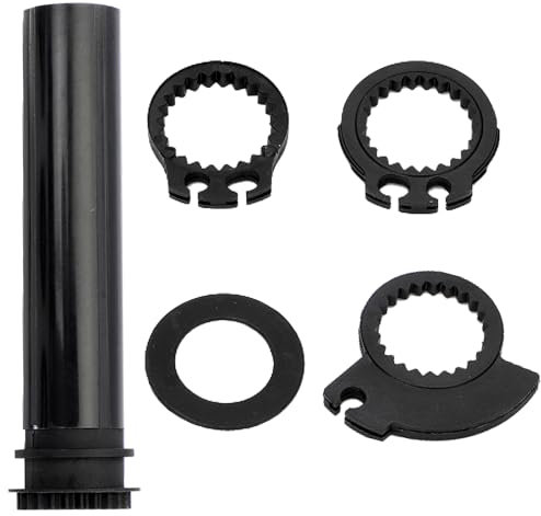 Motorrad Drosselklappe Ärmel Mit Distanzscheiben Für 22mm Lenker,Gasgriff Drehhülse, Set mit 3 Zugscheiben,Motorradgriffe Gasgriffdrehhülse Universal,Handgriff Hülsenrohr Moped Gas Scooter Dirtbike