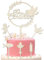 Goldenland Toppers per Torta Prima Comunione, 6pz Bambini In legno Cake Topper, Calice Pesce Angeli Colombe Candele, per Decorazione Torta Prima Comunione, Decorazioni per Cupcake