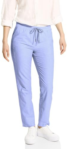 CECIL Chambray-byxor, Blus blå, (L) W x 30L