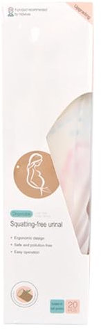 Embudo de orina para Mujer, Embudo de Orinal para Mujer, 20 embudos de Papel Pipi, para Mujeres, Orinal Femenino Impermeable, Orinal de pie, Embudo de Orinal para niñas para Camping,