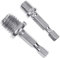 Lot de 2 adaptateurs hexagonaux pour perceuse M10 + M14 Outils de fendage du bois Clé électrique Adaptez votre perceuse électrique à couple élevé Mandrin de perceuse à connexion rapide pour visseuse à