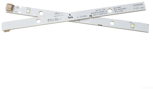 Conjunto de luz LED compatible para refrigerador Hisense, 2 piezas, blanco frío, fácil instalación