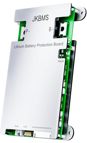JKBMS Smart BMS 3S-8S 12V-24V 100A 1A Active Balance BMS con Bluetooth integrato e RS485, Scheda di Protezione per Batterie Li-Ion, LiFePO4 e LTO (JK-B1A8S10P)