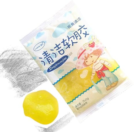 Generisch Gel detergente per auto – Spatola per la pulizia dell'auto, rimozione della polvere dell'auto, detergente viscoso multifunzione, efficace gel anti-polvere per auto, computer