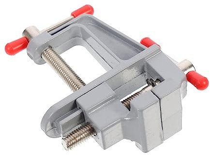jojofuny Mini Abrazadera De Banco Ligera De Aleación De Aluminio Portátil Para Fijación Mesa Para Bricolaje Joyería Modelismo y Reparaciones Pequeñas