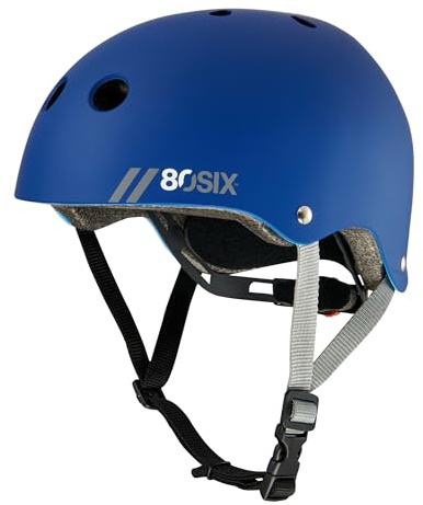 80SIX multisporthjälm med passform (marinblå matta, S/M)