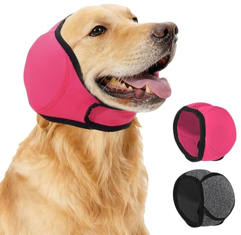 Dog Calming Ear Wrap with Noise Reduction,Adjustable Anxiety