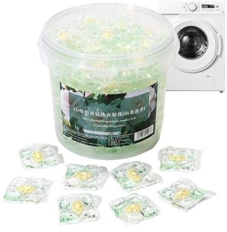 Cápsulas de jabón para lavandería, protector de color aromático potente concentrado y suave, cápsulas de detergente para ropa, suavizante, para el hogar, dormitorio, apartamento, escuela, baño