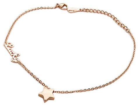 Bungsa Damen Bettelarmband Lucky Star aus 316L Edelstahl