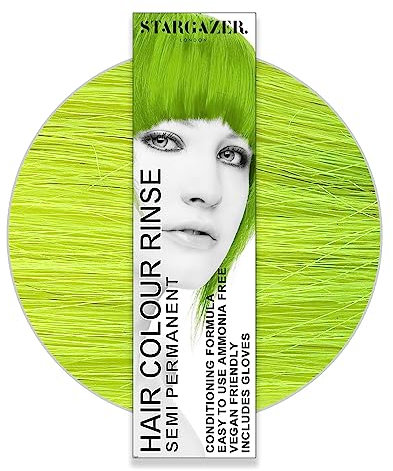 Stargazer SGS110, Tinta de pelo, UV, Semipermanente, Verde (Lime)