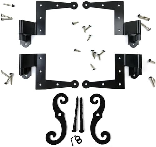 Stainless Steel Colonial Shutter Hardware (1/2 Offset) Complete Window Kit