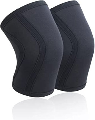 HODAGES Squat 7mm Knee Pad Support Protector Men Women Gym Sports Basketball Volleyball Protector (Color : A, Size : Lcode) (A Mcode)