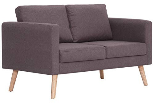 Makastle Sofa 2 Sitzer Couch Polstersofa Lounge Bank Küchensofa Sitzbank für Küche oder Esszimmer, Polsterbank Sessel Sofa Küchenbank Sofabank Sitzmöbel Wohnzimmer, 116 x 70 x 73 cm