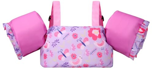 Gogokids Gilet da Nuoto per Bambini, Giubbotto di Galleggiabilità Regolabile con Imbracatura a Spalla - Sicurezza e Comfort per Ragazze e Ragazzi, 2-6 Anni da 14 a 23 KG