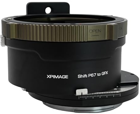 XPIMAGE Shift-Objektivadapterring, kompatibel mit Pentax 67-Objektiv für Fujifilm GFX-Kamera