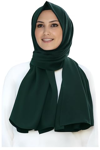 Lina & Lily Medina Seide Hijab Kopftuch Schal für Muslimische Frauen