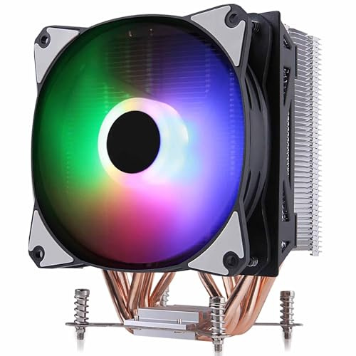 Simpletek – Dissipatore per Processore Socket LGA 2011| Sistema di Raffreddamento ad Aria CPU | RGB | 1600RPM | DC 12V 150W | Rumore 29.9 dBA | Heat Pipe in Rame 6PCS