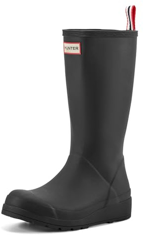 Hunter Women's Play Tall Rain Boot, Black, 8