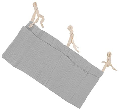 Windel-Caddy, Windel-Stapler, 2 Taschen, Verstellbarer Riemen, Organizer, Reines Baumwolltuch, Baby-Nachttisch-Hänge-Aufbewahrungstasche, Krippen-Organizer Zum Aufhängen für