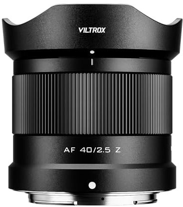 VILTROX 40mm f/2.5 Z Lens Wide Angle Full Frame Auto Focus Lens Compatible with Nikon Z Mount Cameras Z5 Z50 Z6 Z6II Z7 Z7II ZFC Z30 Z9 Z8 Z6III ZF