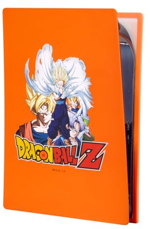 FRTEC – Funda de Silicona para Consola PS5, Edición Disco, Diseño Dragon Ball Z, Anti-Polvo y Anti-Arañazos, Doble Cubierta Silicona PS5, Fácil Instalación (Original)