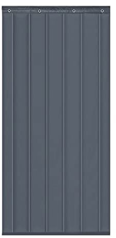 Rideau isolant pour porte en accordéon pour portes coulissantes de balcon - Écran en tissu Oxford pour terrasse et salon - Portes intérieures pliantes