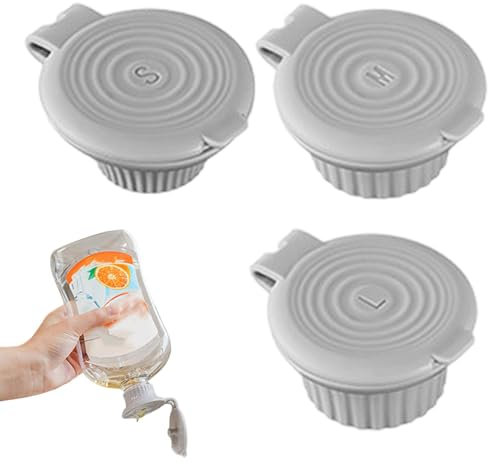 Upside-down Bottle Caps,Upside Down Bottle Cap | 3X Get Every Drop Lotion Cap,Multifunctional Upside Down Drain Bottle Cap, Secure Seal For Kitchen, C